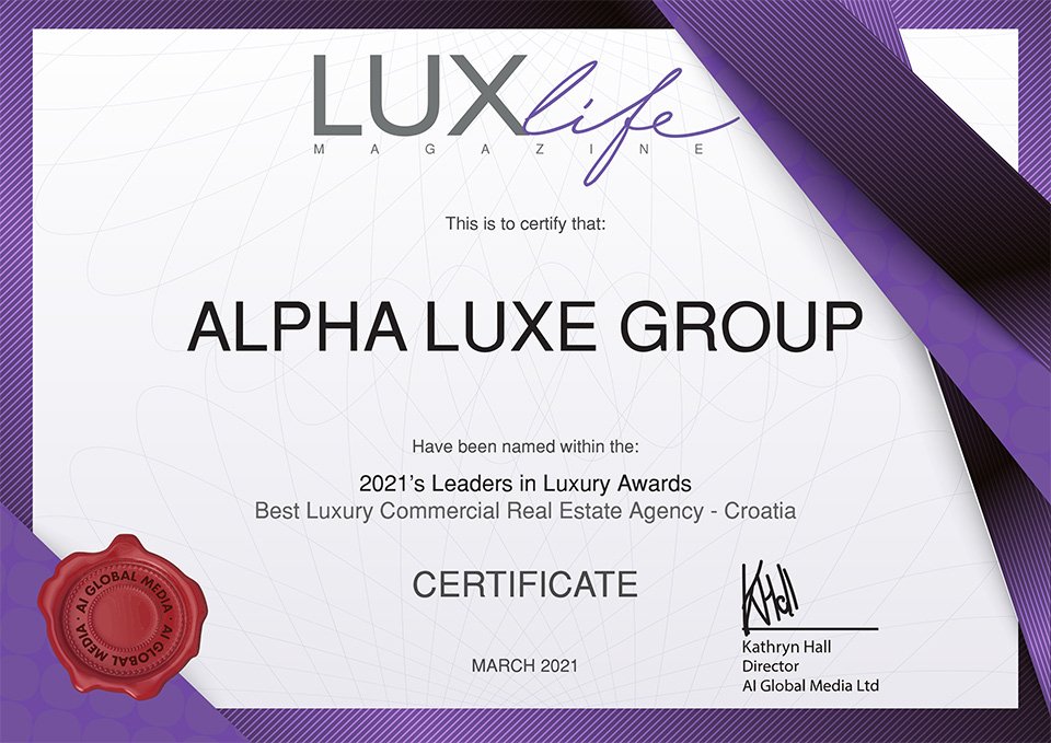 Alpha Luxe: Leading luxury real estate in Istria, Croatia